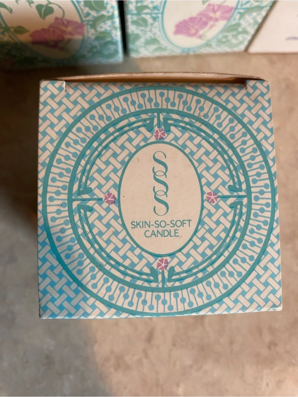 NEW Vintage Avon Skin-So-Soft Refillable Candles & Air So Clear Odor Neutralizer